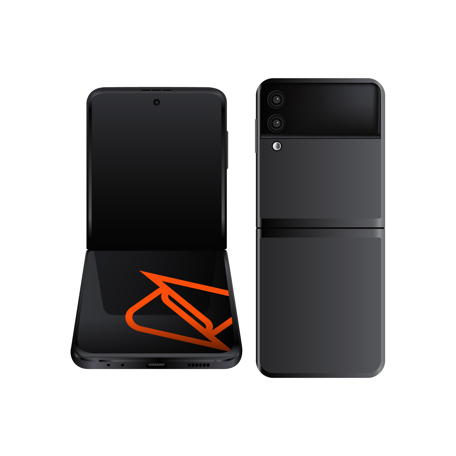 Galaxy Z Flip 3 5G premium refurbished phone Boost Mobile