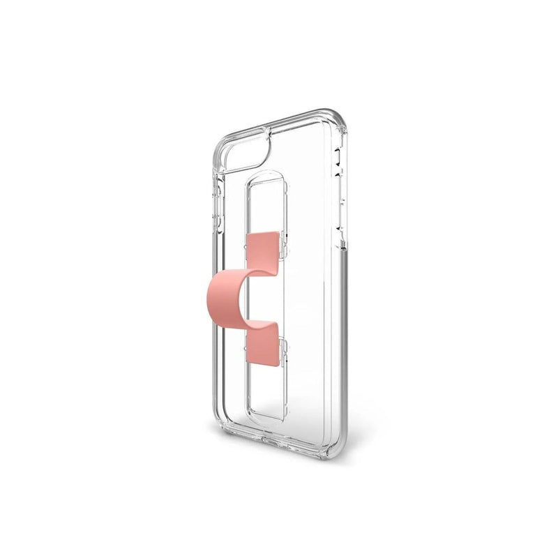SlideVue iPhone 6  / 7 / 8 Clear / Pink Case - Brand New