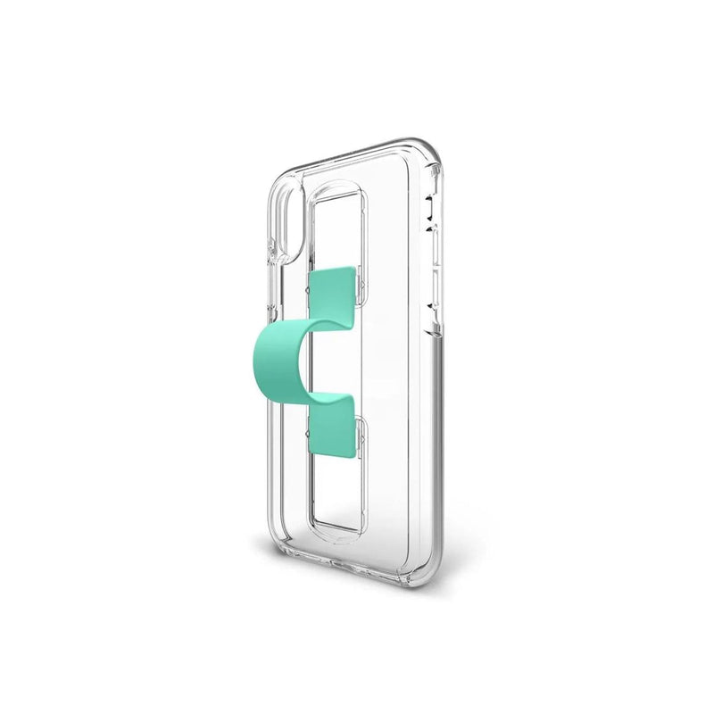 SlideVue iPhone XS Max Clear / Mint Case - Brand New